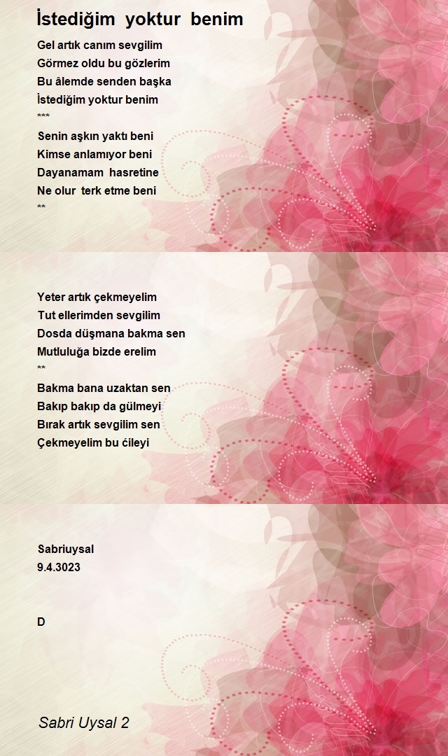 Sabri Uysal 2