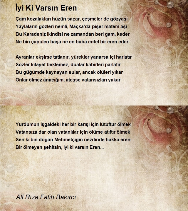 Ali Rıza Fatih Bakırcı