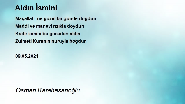 Osman Karahasanoğlu