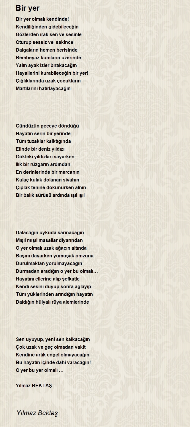 Bendeniz Yılmaz Bektaş