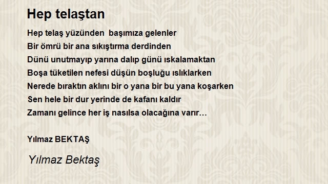 Bendeniz Yılmaz Bektaş
