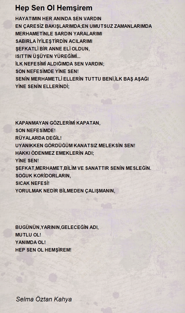 Selma Öztan Kahya