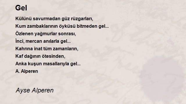 Ayse Alperen