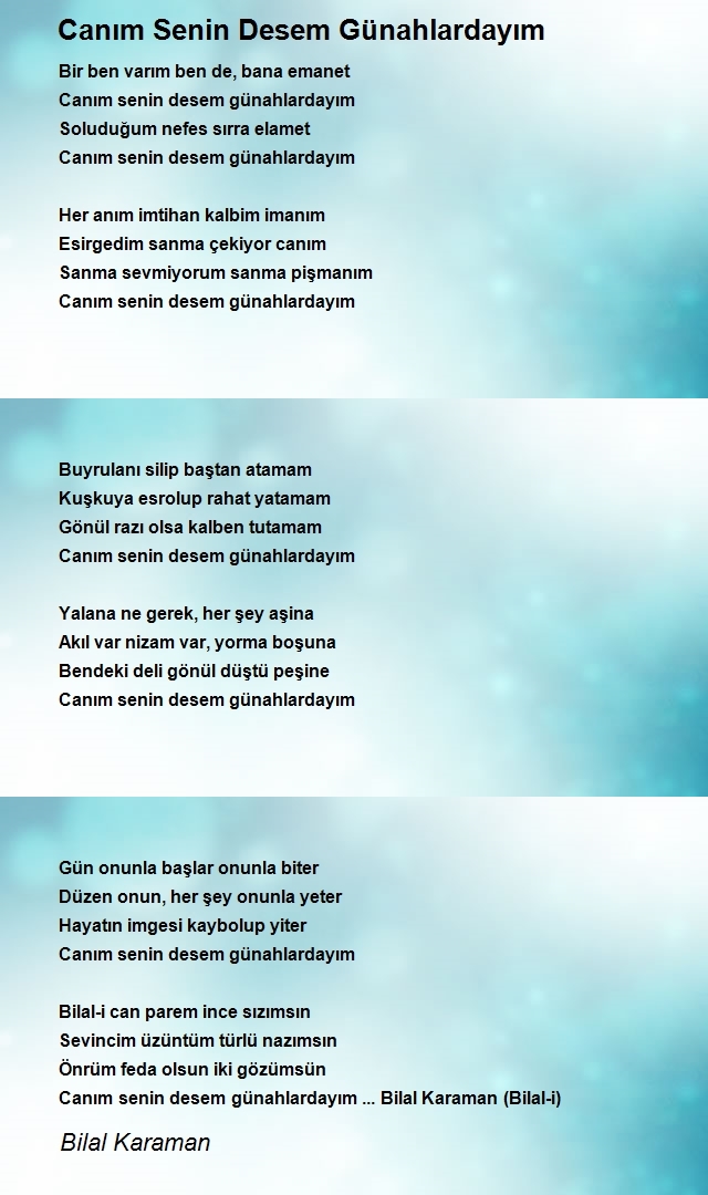 Bilal Karaman