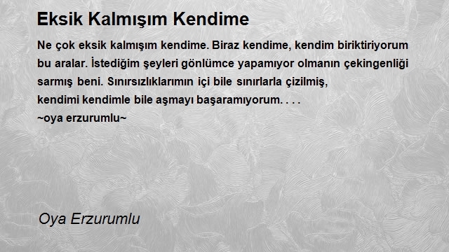 Oya Erzurumlu