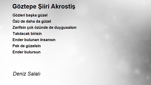 Deniz Salalı
