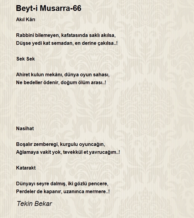 Tekin Bekar