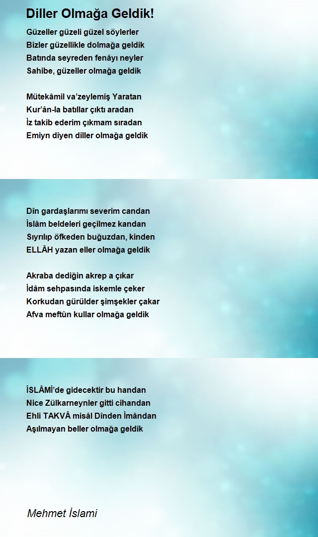Mehmet İslami