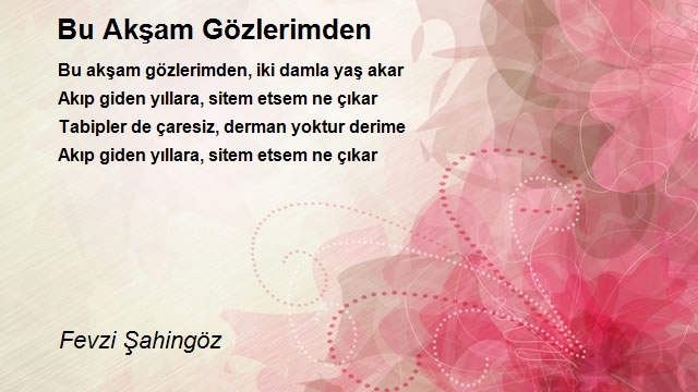 Fevzi Şahingöz