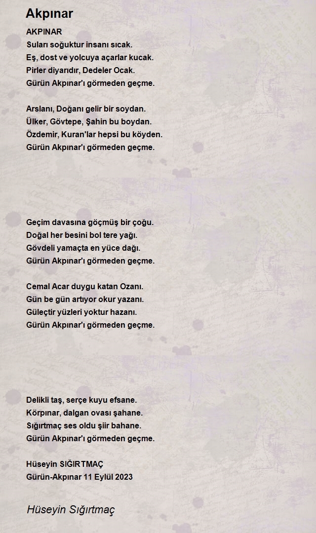 Hüseyin Sığırtmaç