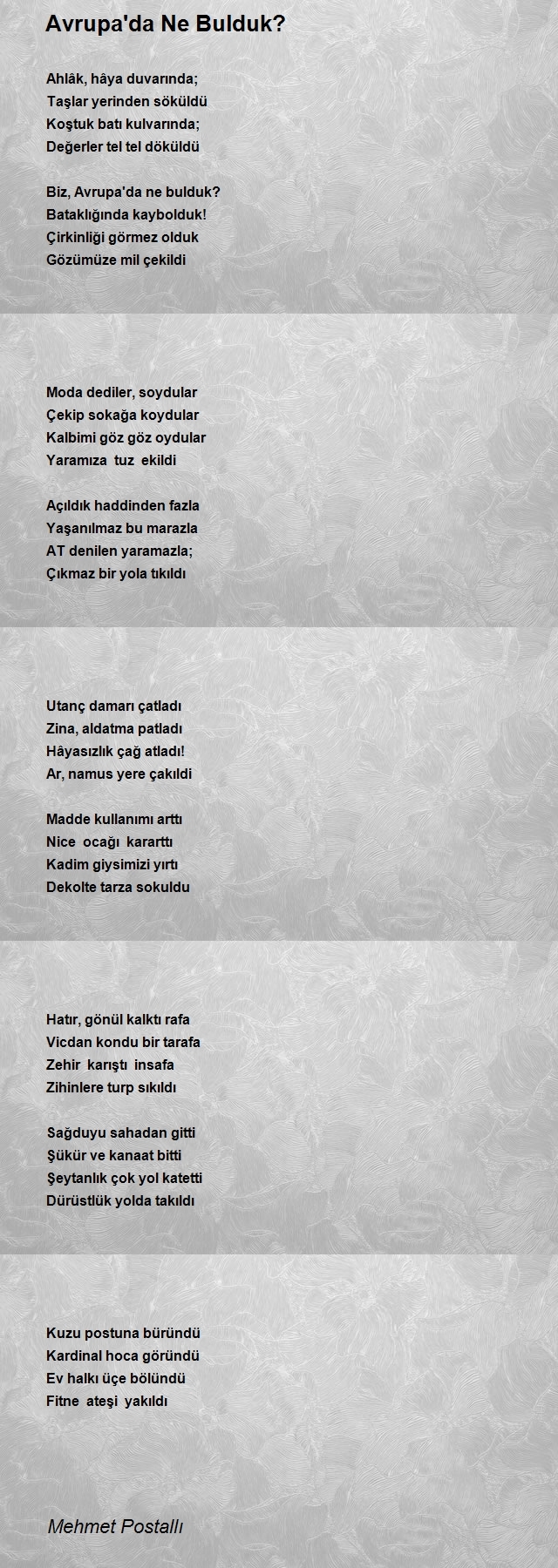Mehmet Postallı