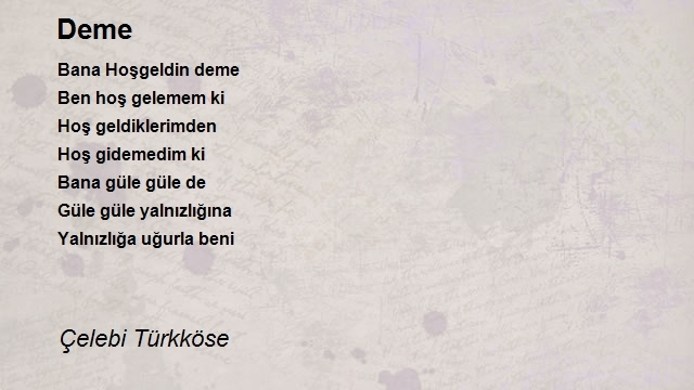 Çelebi Türkköse
