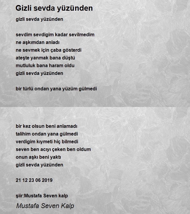 Mustafa Seven Kalp