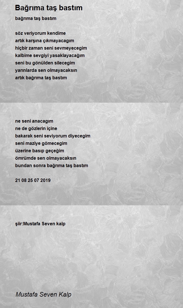 Mustafa Seven Kalp