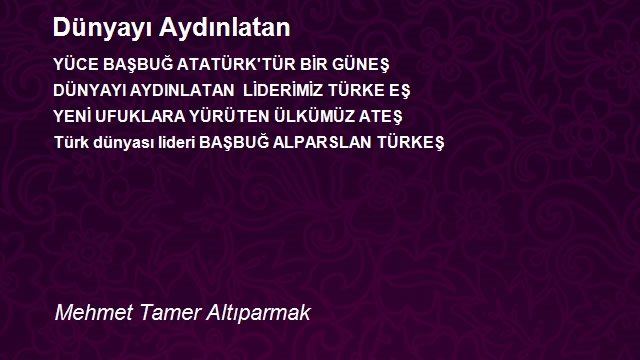 Mehmet Tamer Altıparmak