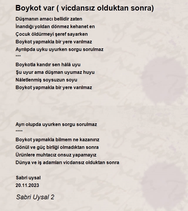 Sabri Uysal 2