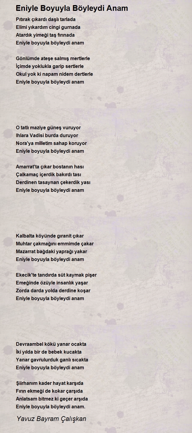 Yavuz Bayram Çalışkan
