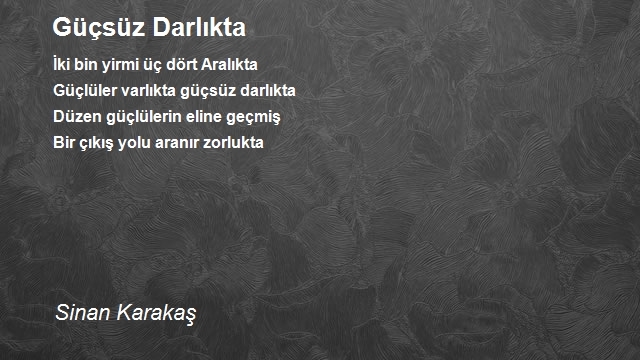 Sinan Karakaş