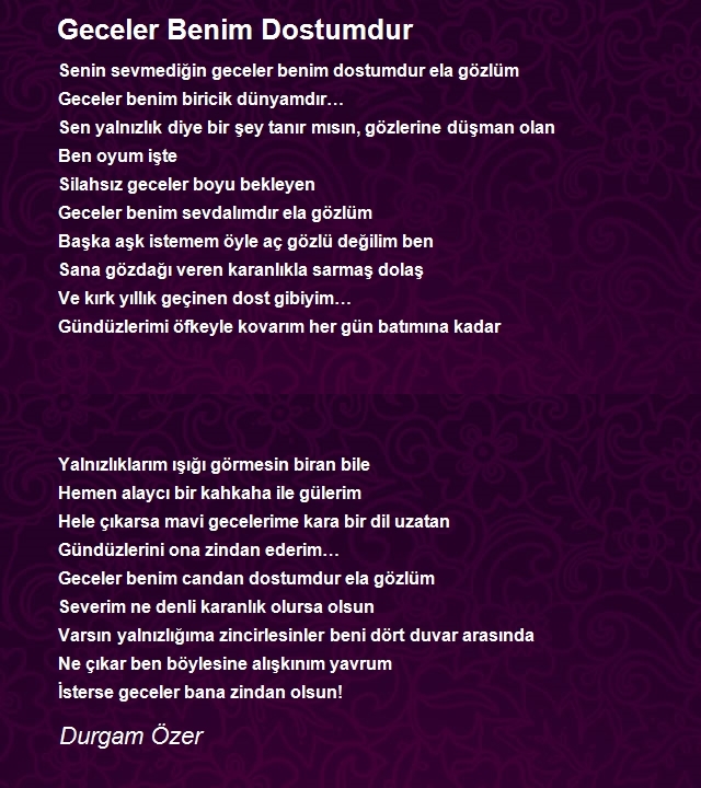 Durgam Özer