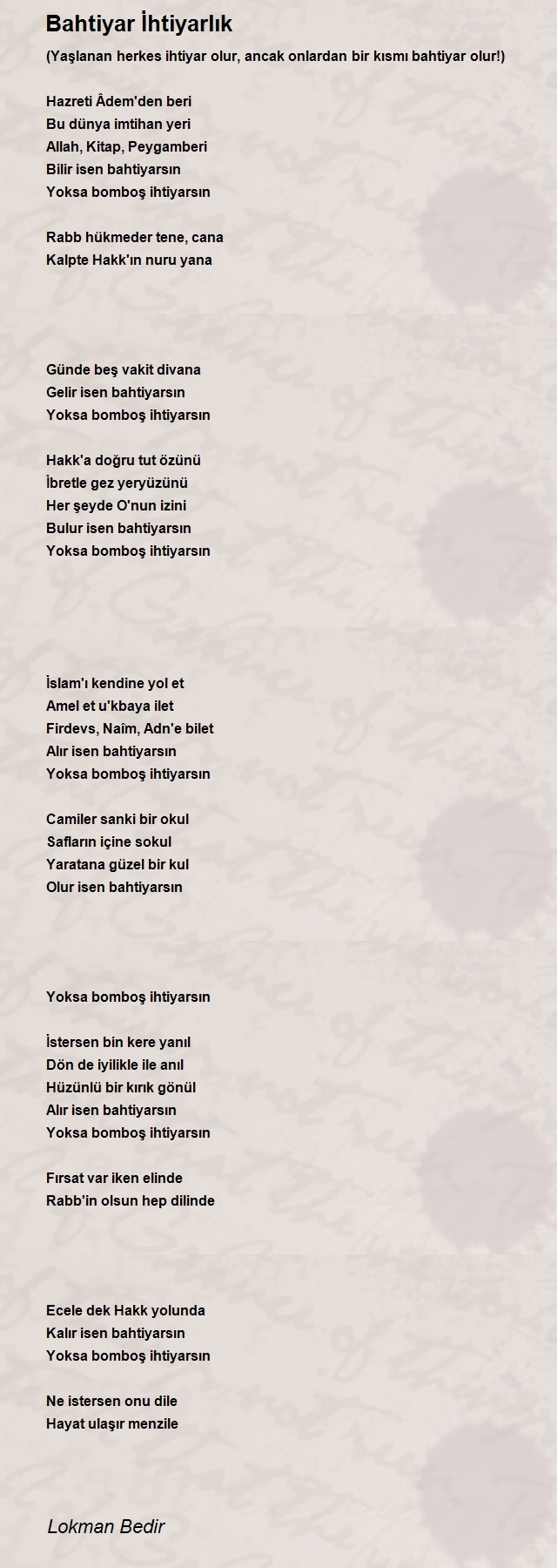 Lokman Bedir