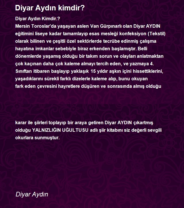 Diyar Aydın
