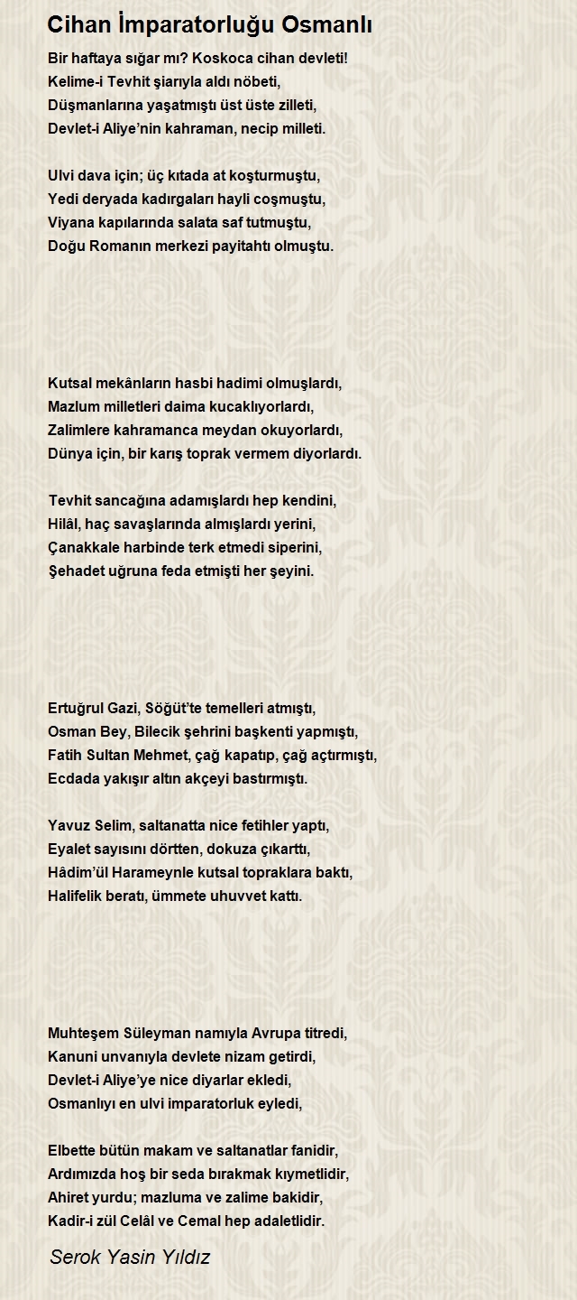 Serok Yasin Yıldız