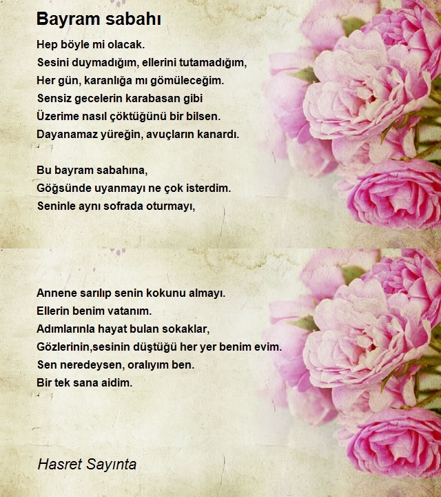 Hasret Sayınta