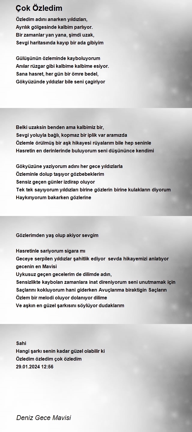 Deniz Gece Mavisi