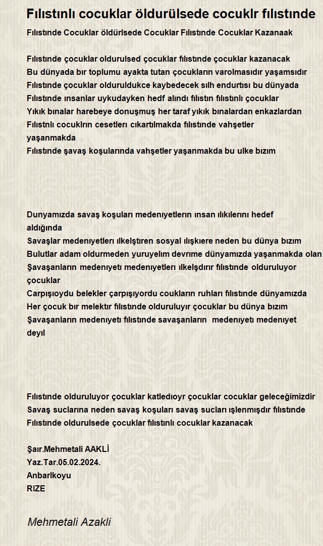 Mehmetali Azakli