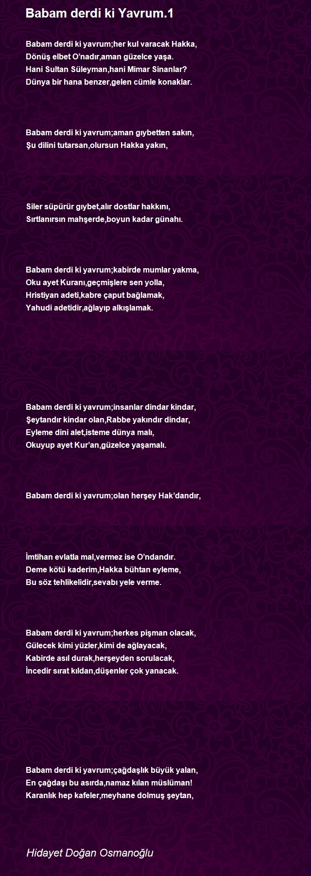 Hidayet Doğan Osmanoğlu
