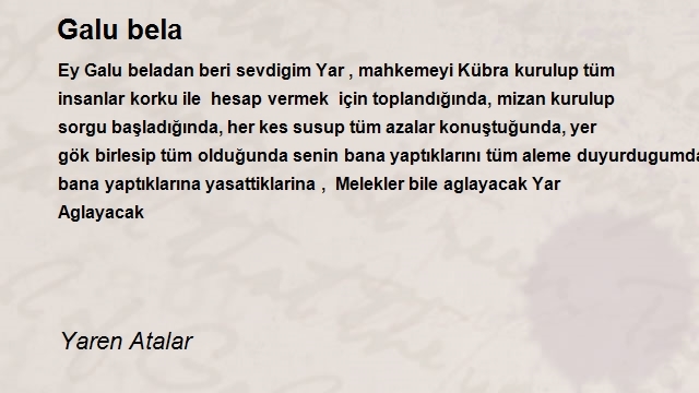 Yaren Atalar