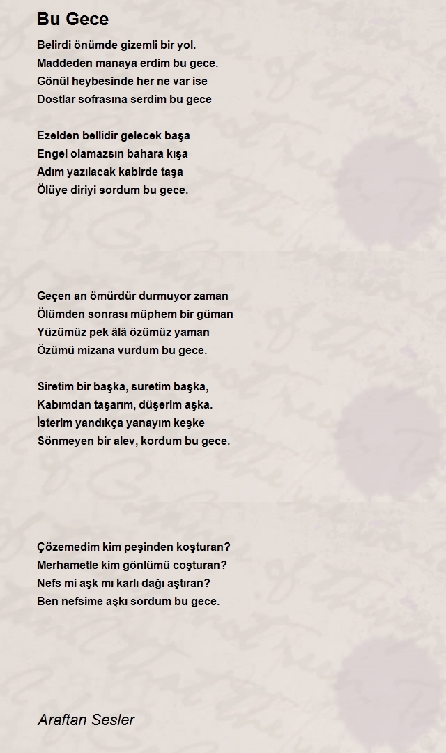 Araftan Sesler