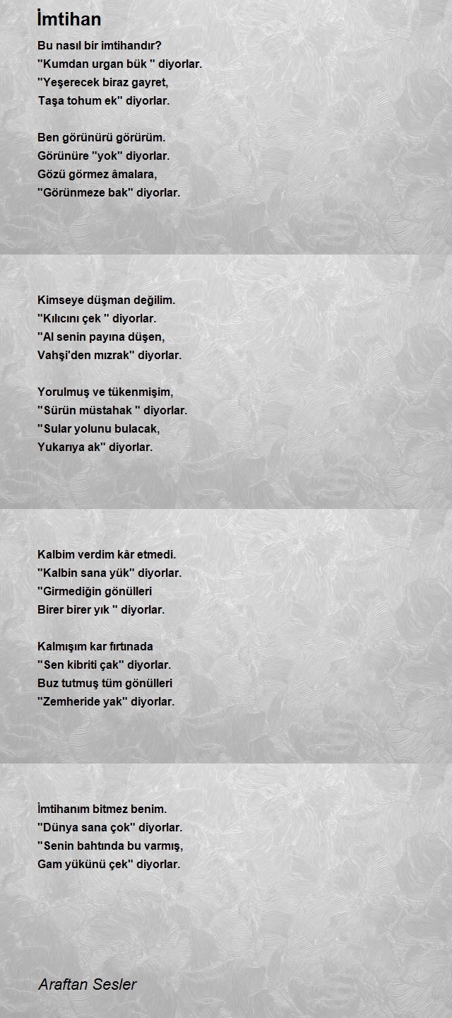 Araftan Sesler