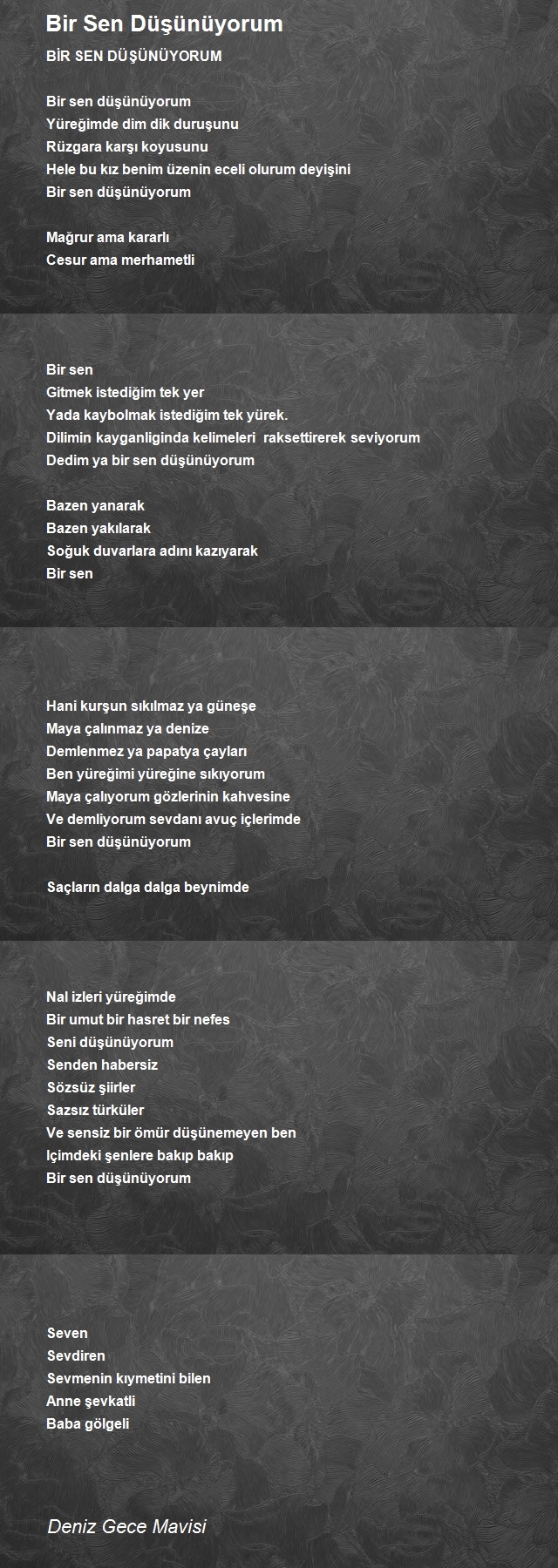 Deniz Gece Mavisi