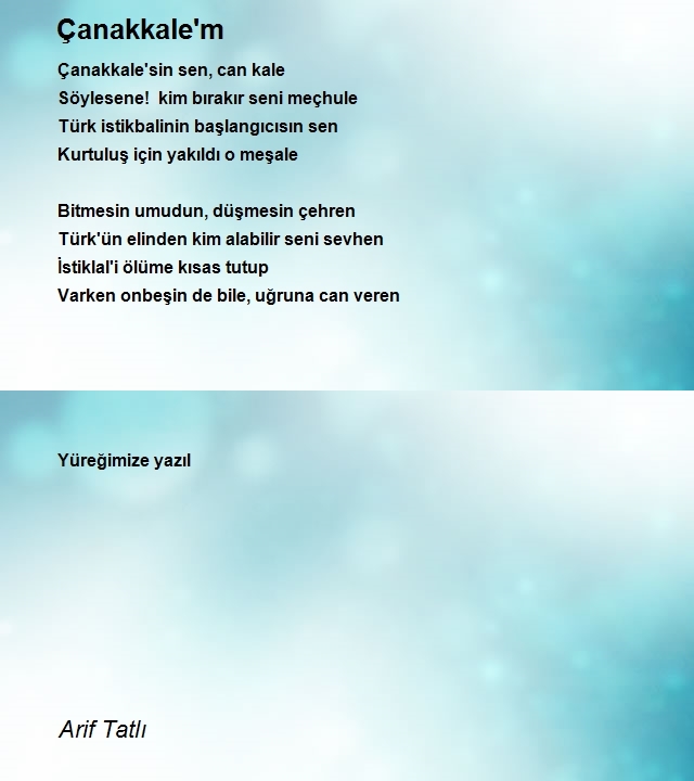 Arif Tatlı