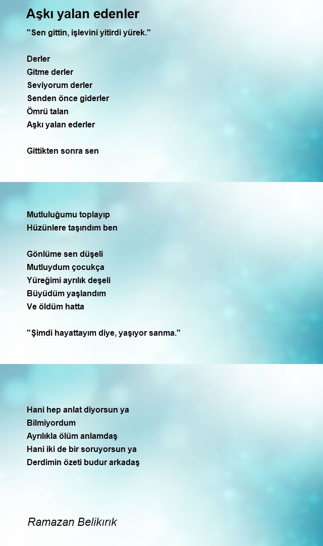 Ramazan Belikırık