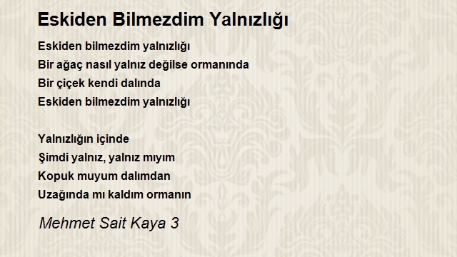 Mehmet Sait Kaya 3