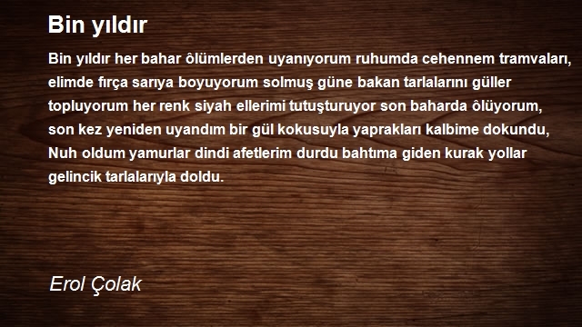 Erol Çolak
