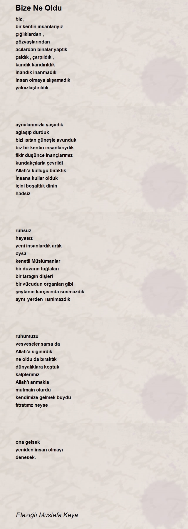 Elazığlı Mustafa Kaya