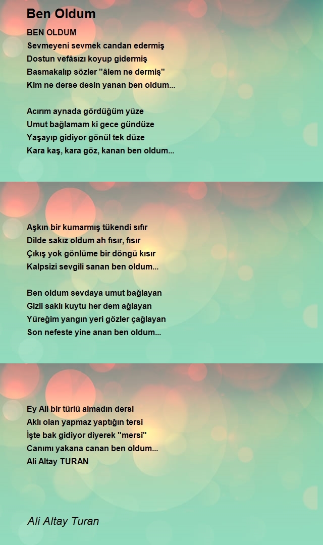 Ali Altay Turan
