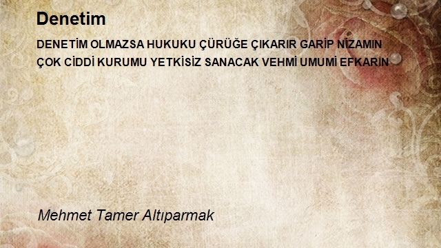 Mehmet Tamer Altıparmak