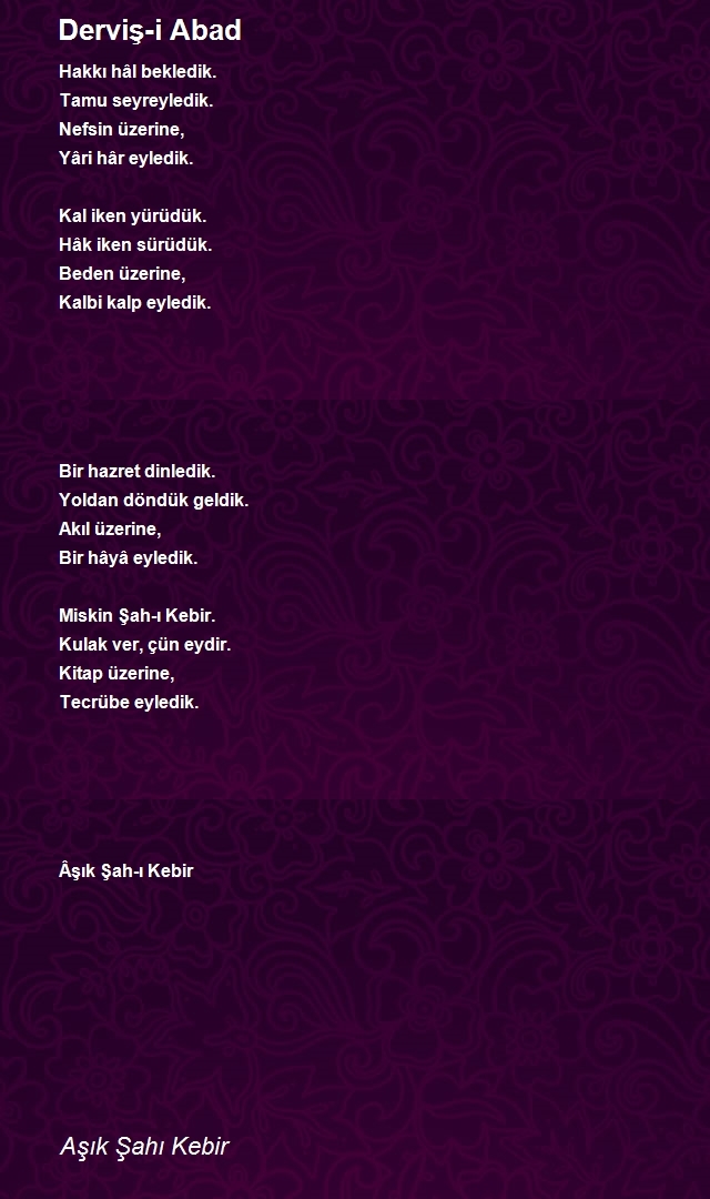 Aşık Şahı Kebir