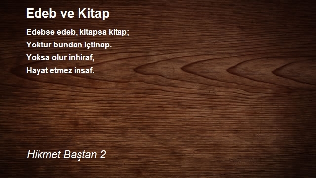 Hikmet Baştan 2