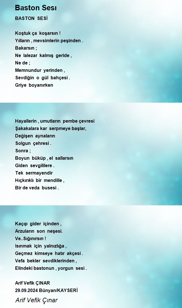 Arif Vefik Çınar