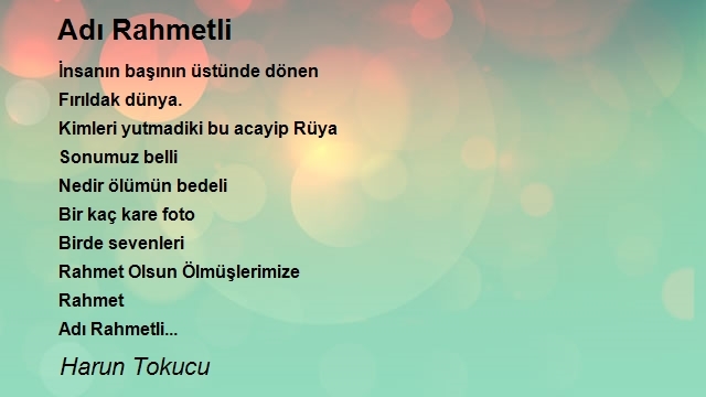 Harun Tokucu